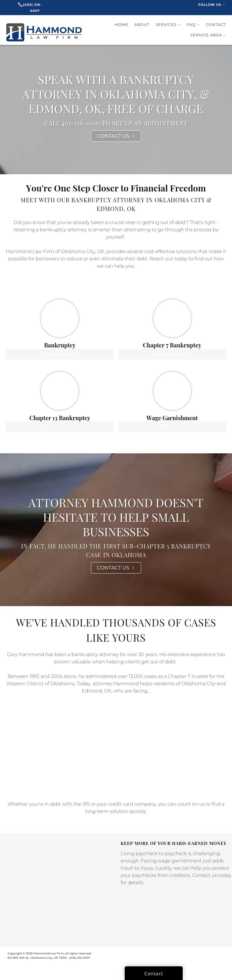 Hammond Law Firm - Oklahoma City OK Lawyers
