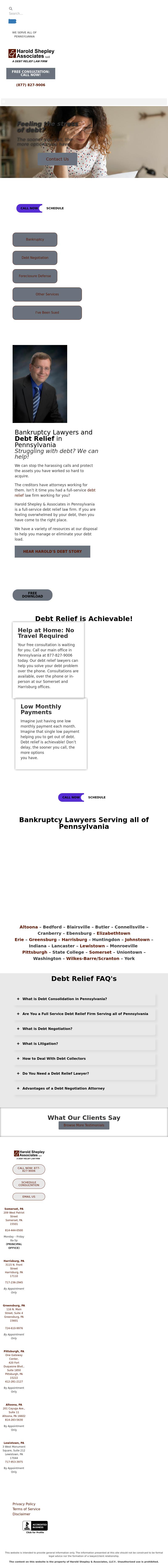 Harold Shepley & Associates, LLC - Lewistown PA Lawyers