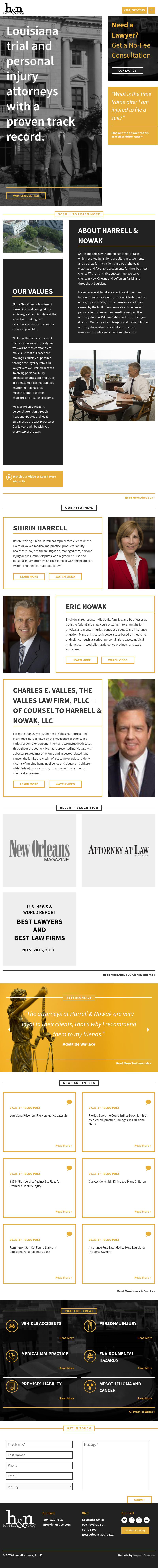 Harrell & Nowak, LLC - New Orleans LA Lawyers