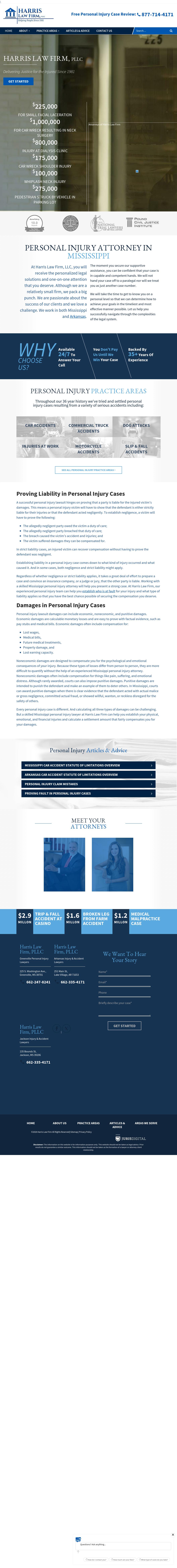 Harris Law Firm, PLLC - Greenville MS Lawyers