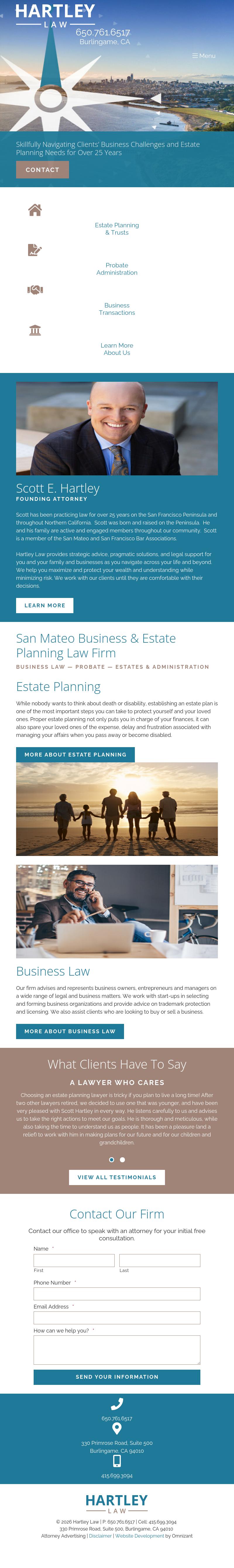 Hartley Law - Burlingame CA Lawyers