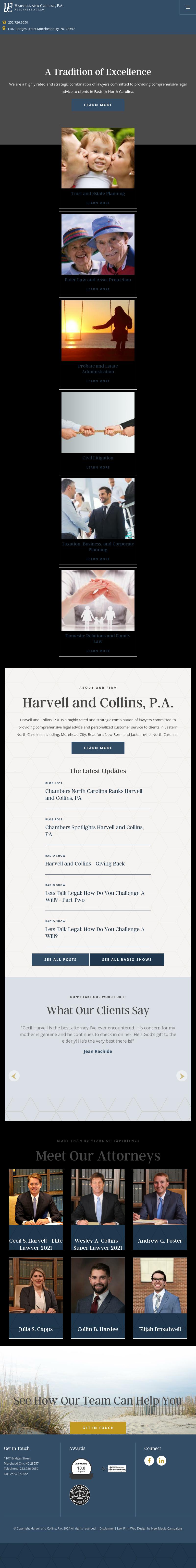 Harvell & Collins, P.A. - Morehead City NC Lawyers