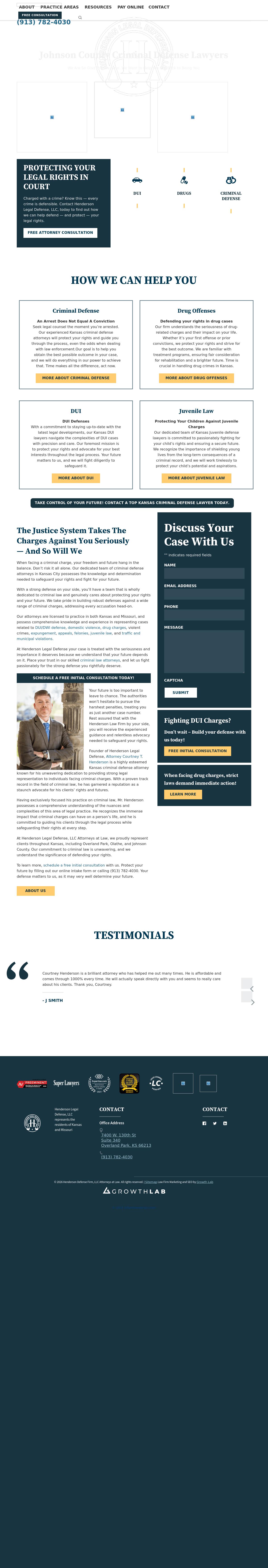 Henderson Legal Defense, LLC - Overland Park KS Lawyers