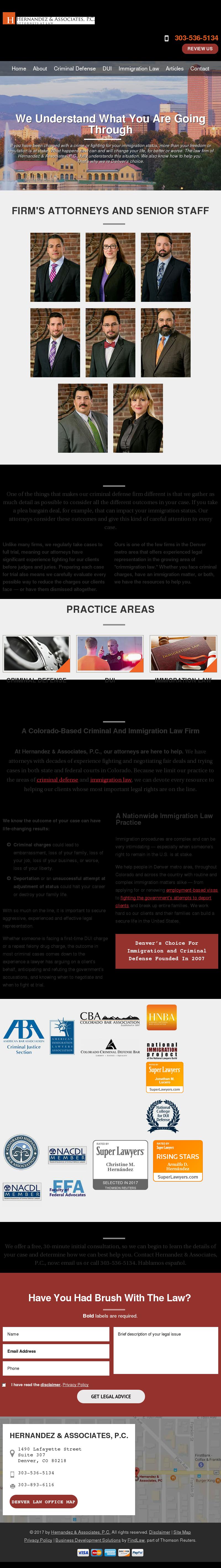 Hernandez & Associates, P.C. - Denver CO Lawyers