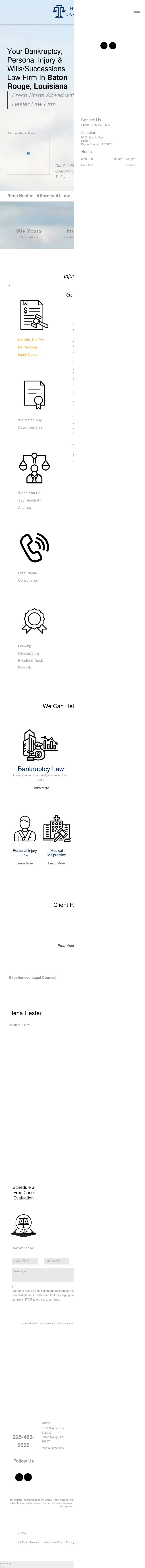 Hester Law Firm - Baton Rouge LA Lawyers