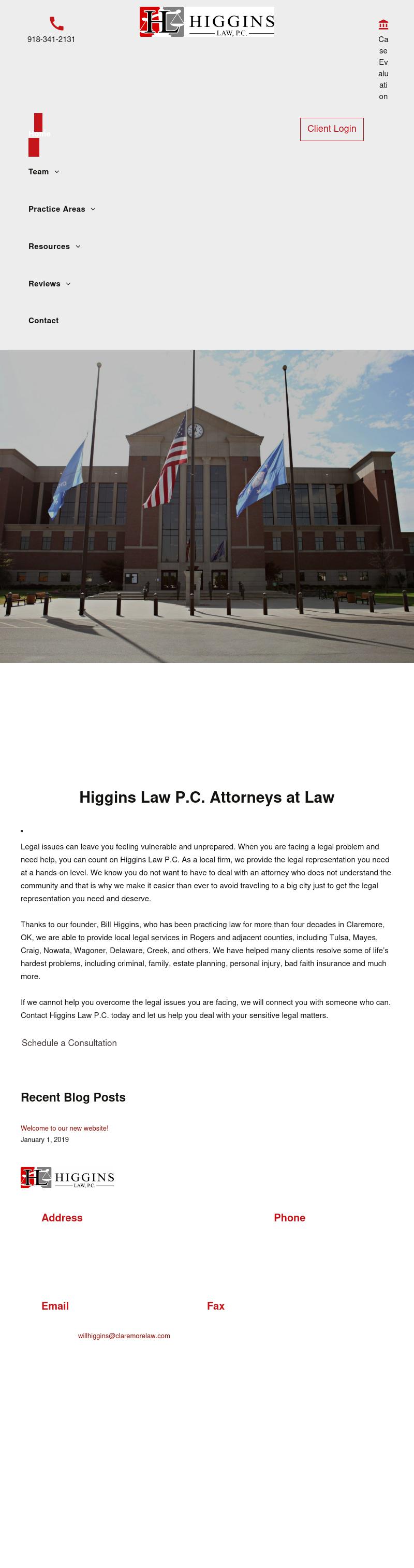 Higgins Law, P.C. - Claremore OK Lawyers