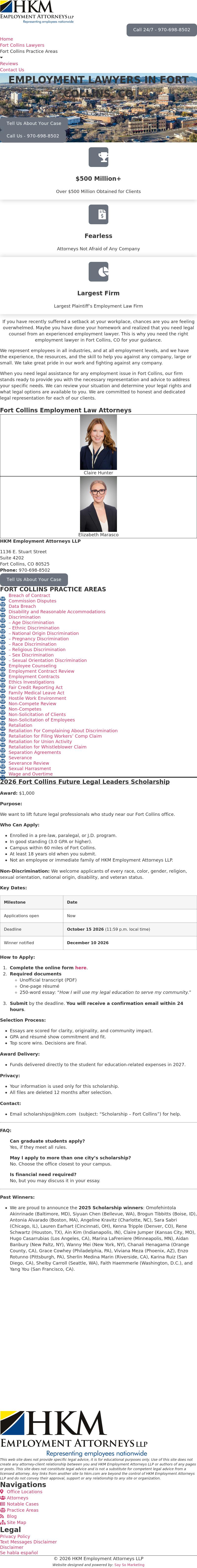 HKM Employment Attorneys LLP - Fort Collins CO Lawyers