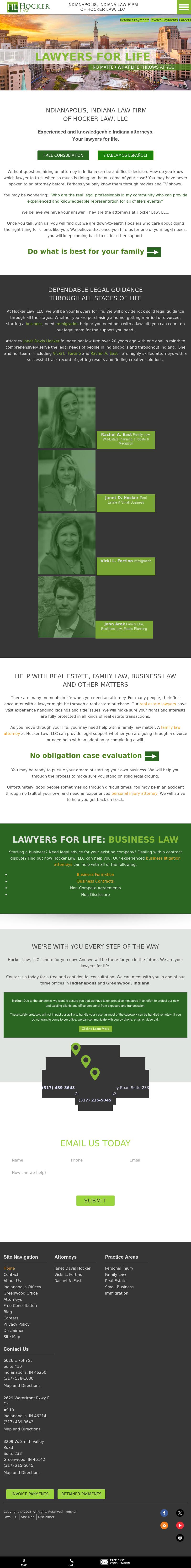 Hocker & Associates, LLC - Greenwood IN Lawyers