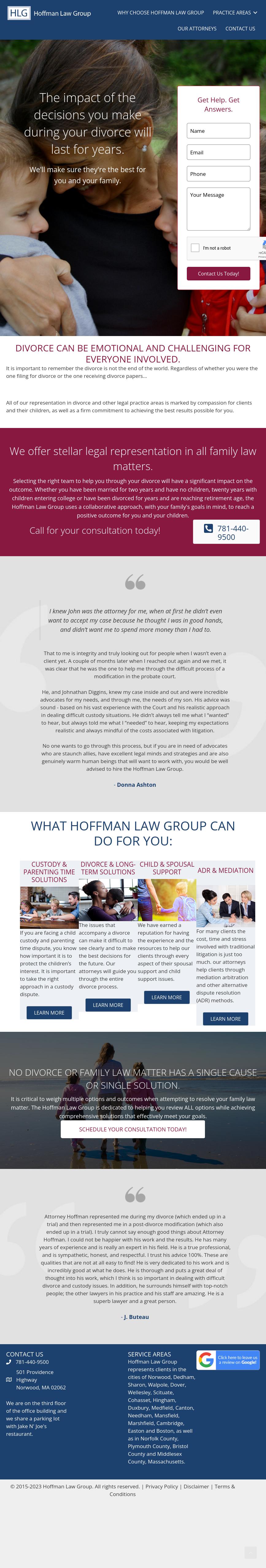 Hoffman Law Group - Norwood MA Lawyers