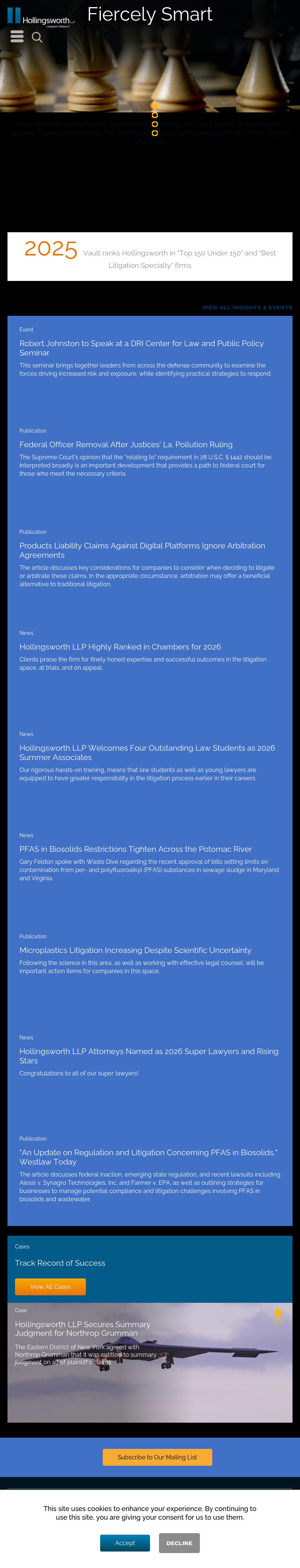 Hollingsworth LLP - Washington DC Lawyers