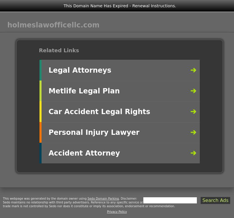 Holmes Law Office, LLC - Leavenworth KS Lawyers