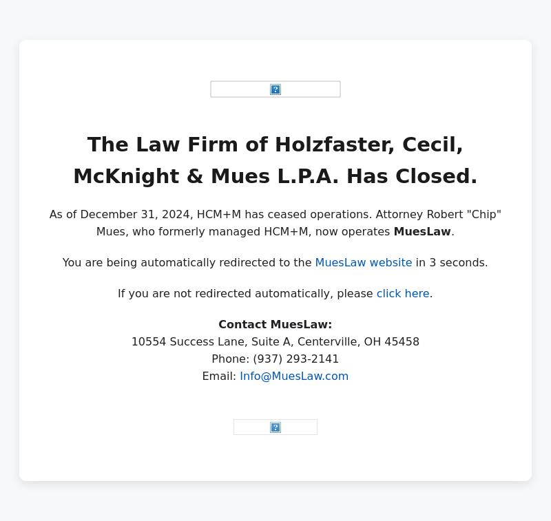 Holzfaster Cecil McKnight & Mues - Dayton OH Lawyers
