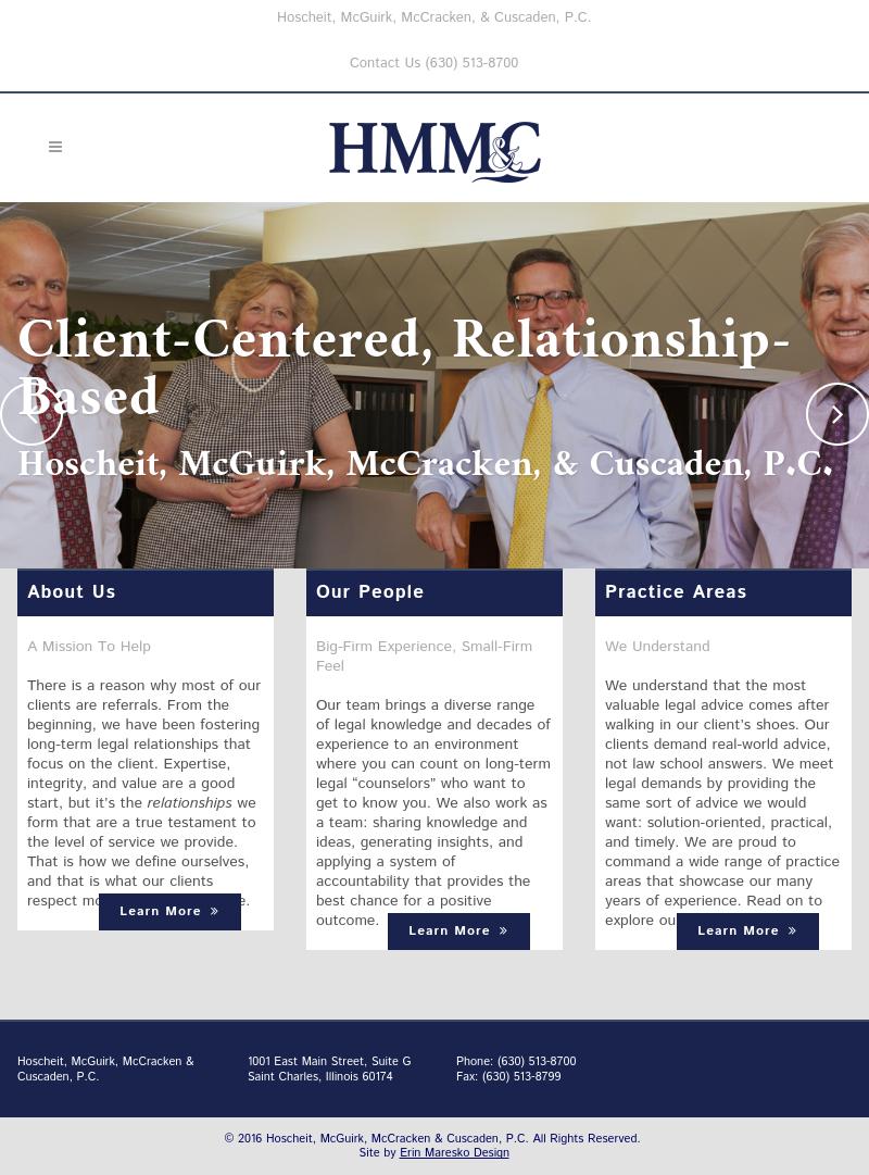 Hoscheit McGuirk McCracken & Cuscaden PC - Saint Charles IL Lawyers
