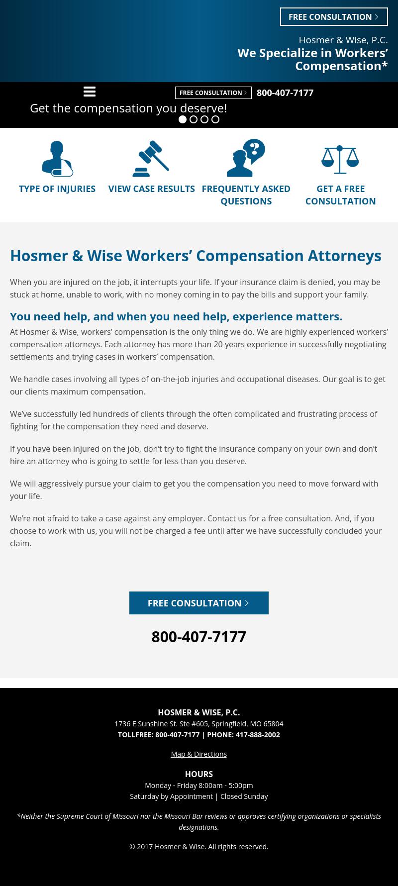 Hosmer & Wise PC - Springfield MO Lawyers