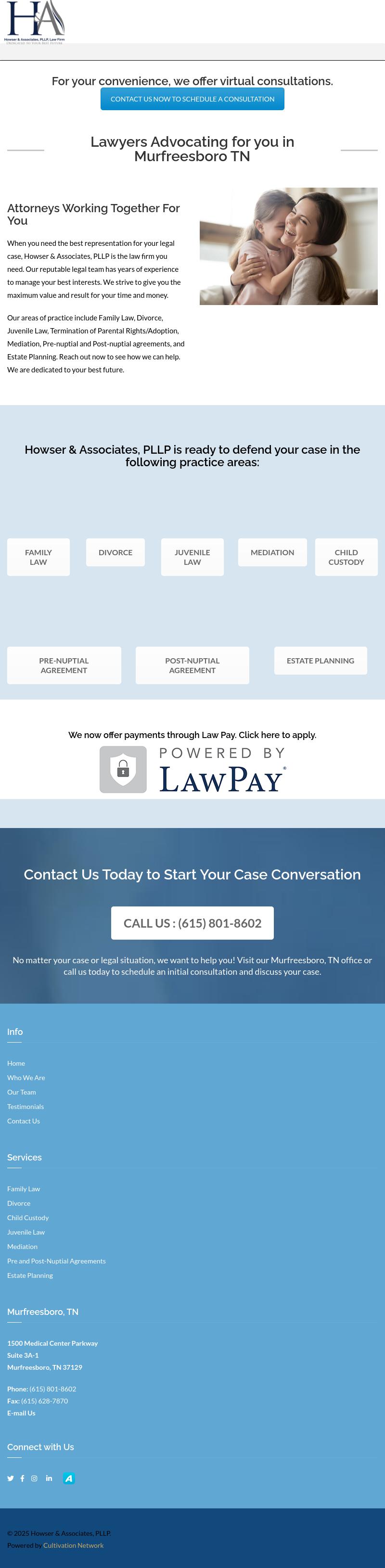 Howser & Associates, PLLP - Murfreesboro TN Lawyers