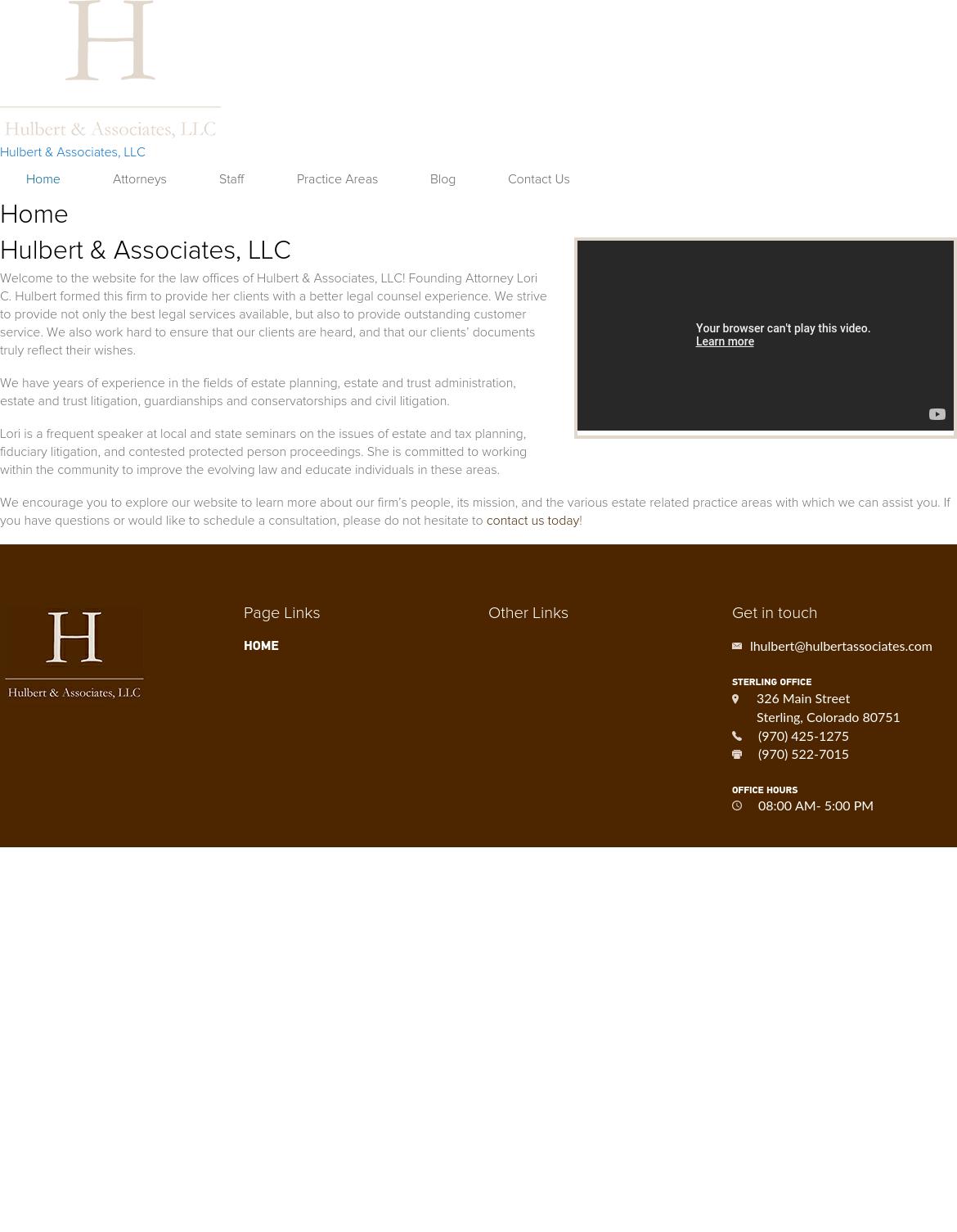 Hulbert & Associates, LLC - Denver CO Lawyers