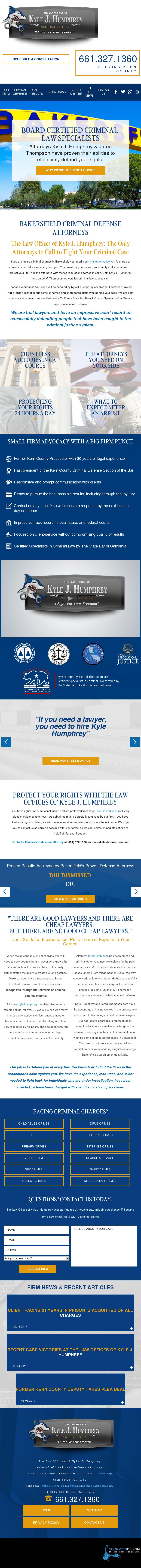 Humphrey Kyle Attorney At Law - Bakersfield CA Lawyers