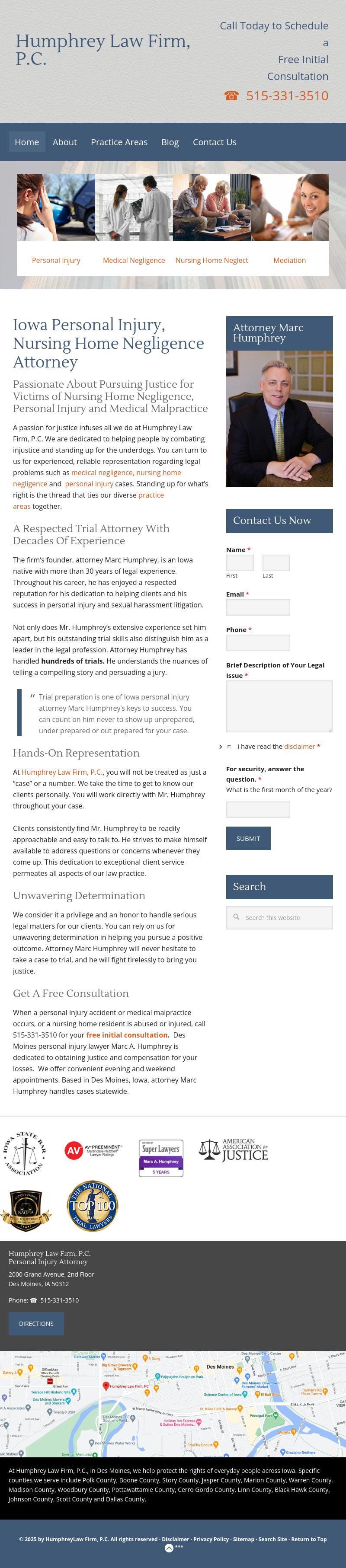 Humphrey Law Firm, P.C. - Des Moines IA Lawyers