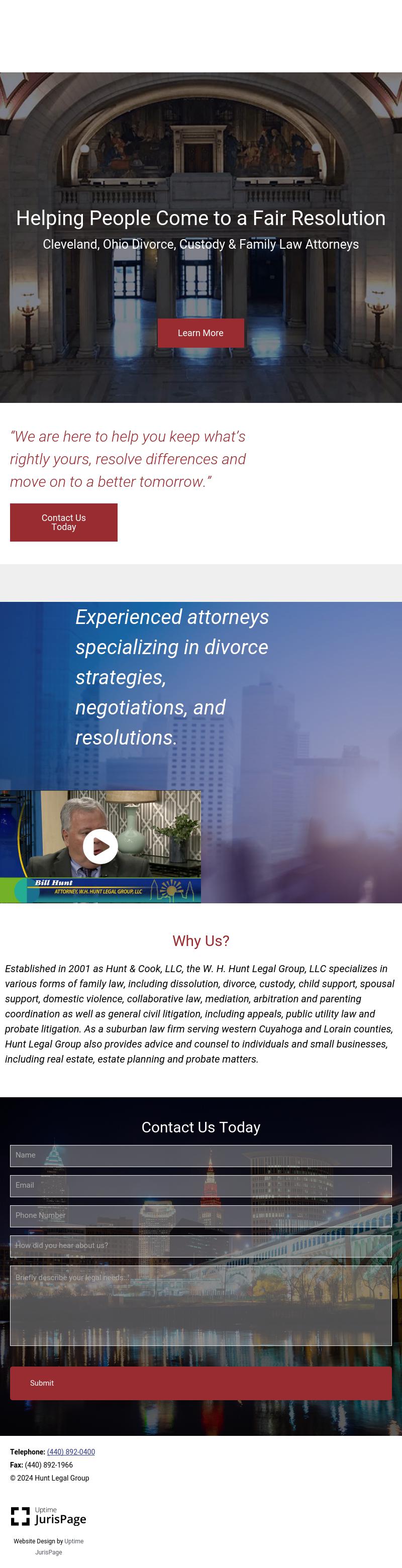 Hunt Legal Group LLC - Westlake OH Lawyers