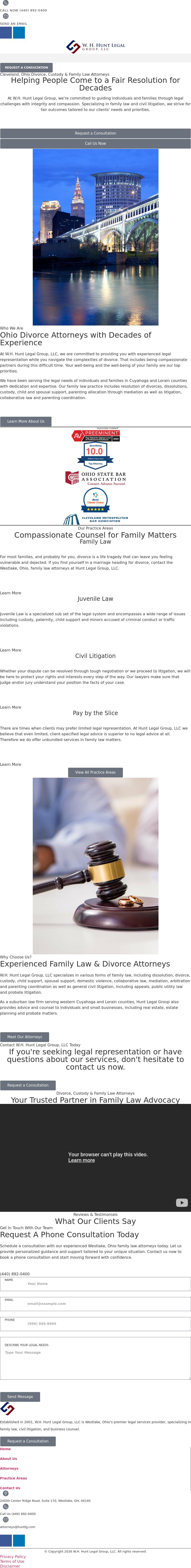 Hunt Legal Group LLC - Westlake OH Lawyers