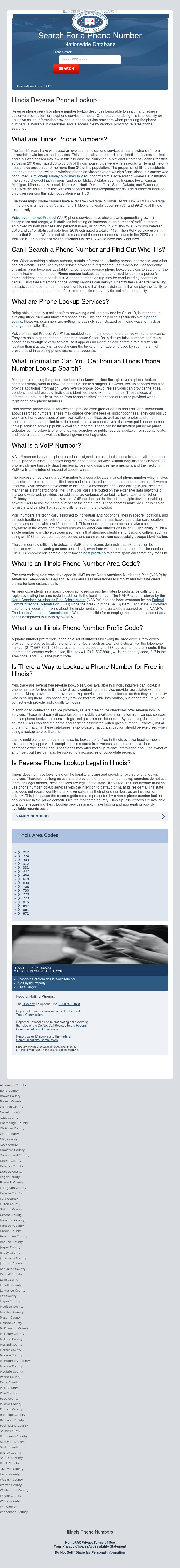 Illinois Phone Number Search - Villa Park IL Lawyers