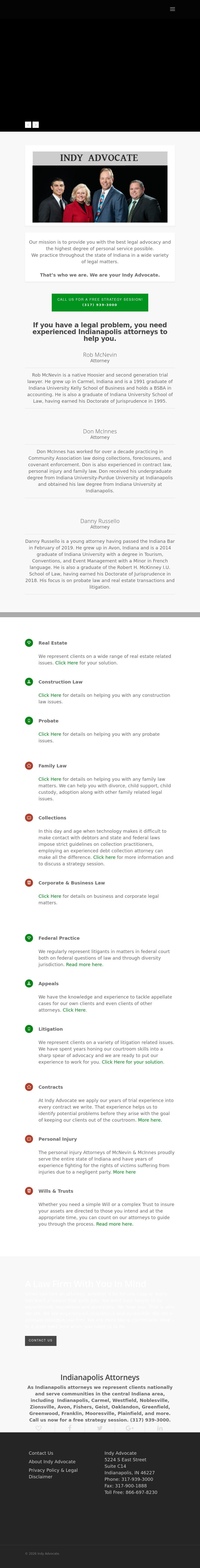 McNevin & McInnes LLP - Indianapolis IN Lawyers