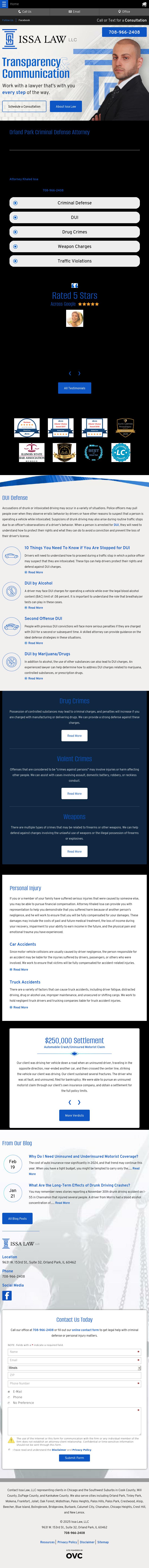 Issa Law - Orland Park IL Lawyers