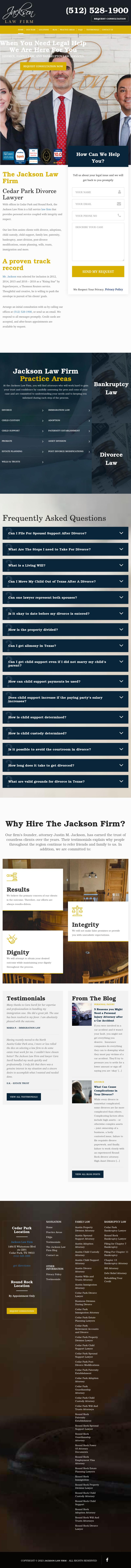 Jackson Law Firm - Cedar Park TX Lawyers