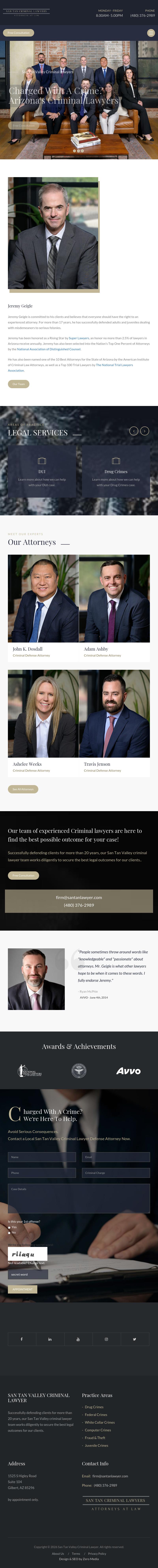JacksonWhite San Tan Valley Criminal Lawyer - Gilbert AZ Lawyers