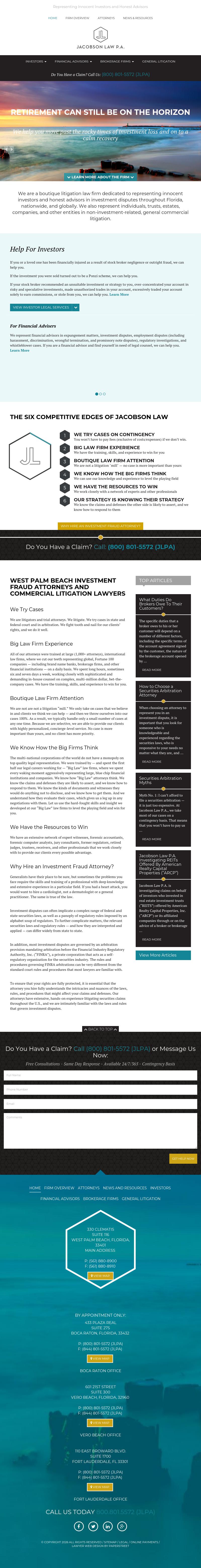 Jacobson Law P.A. - West Palm Beach  FL Lawyers