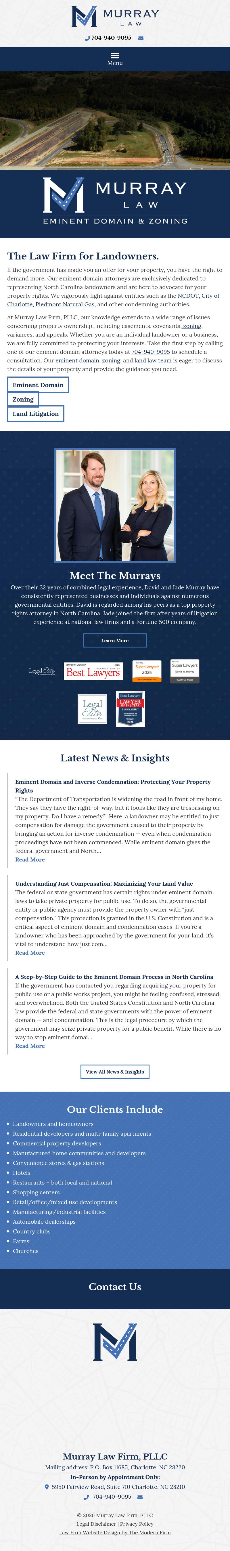 Murray Law Firm, PLLC - Charlotte NC Lawyers
