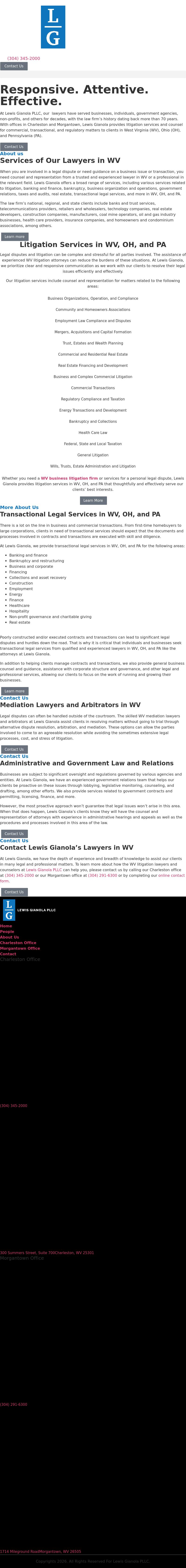 Lewis Gianola PLLC - Morgantown WV Lawyers