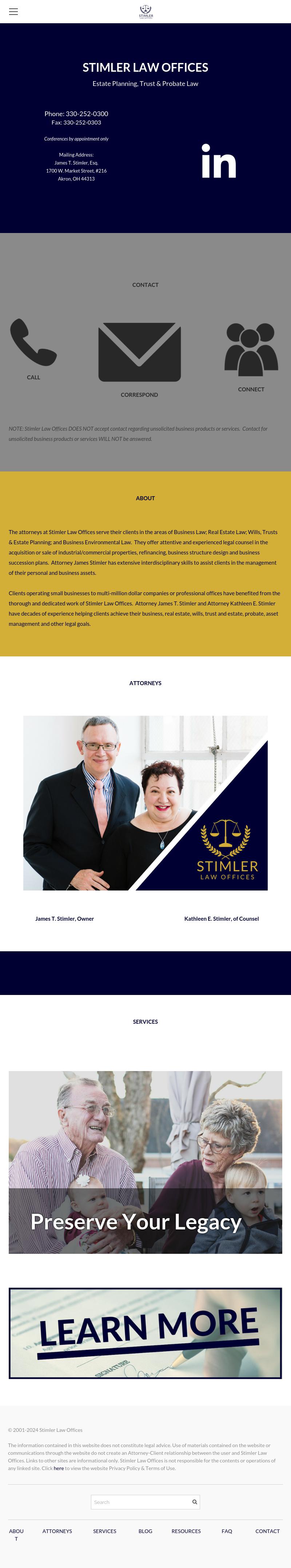James T Stimler - Cuyahoga Falls OH Lawyers