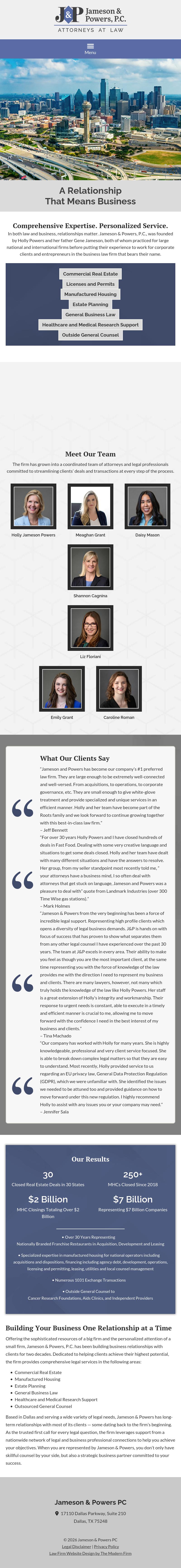 Jameson & Powers, P.C. - Dallas TX Lawyers