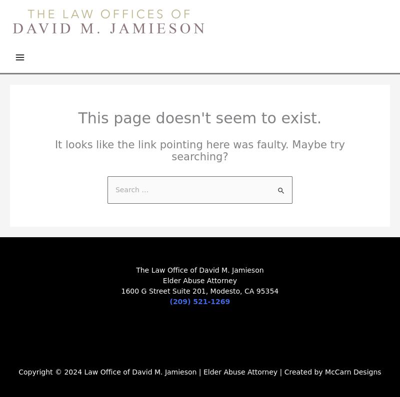 Jamieson David M. Attorney at Law - Modesto CA Lawyers