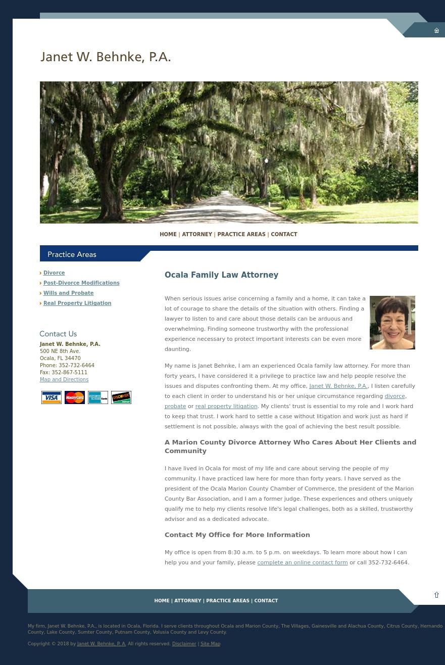 Janet W. Behnke, P. A. - Ocala FL Lawyers