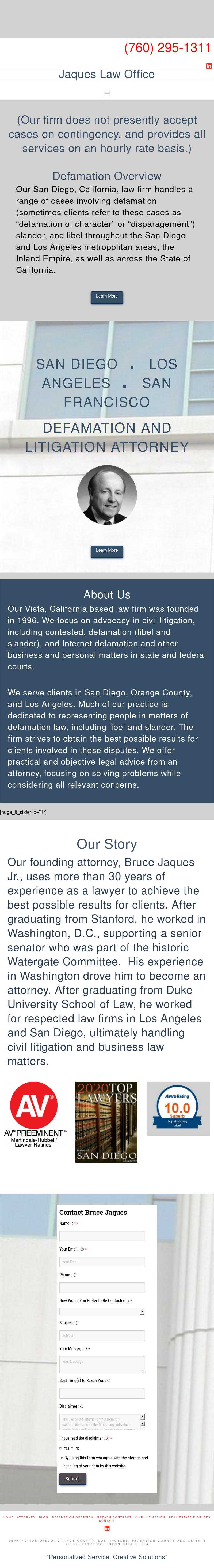 Jaques Law Office - Vista CA Lawyers