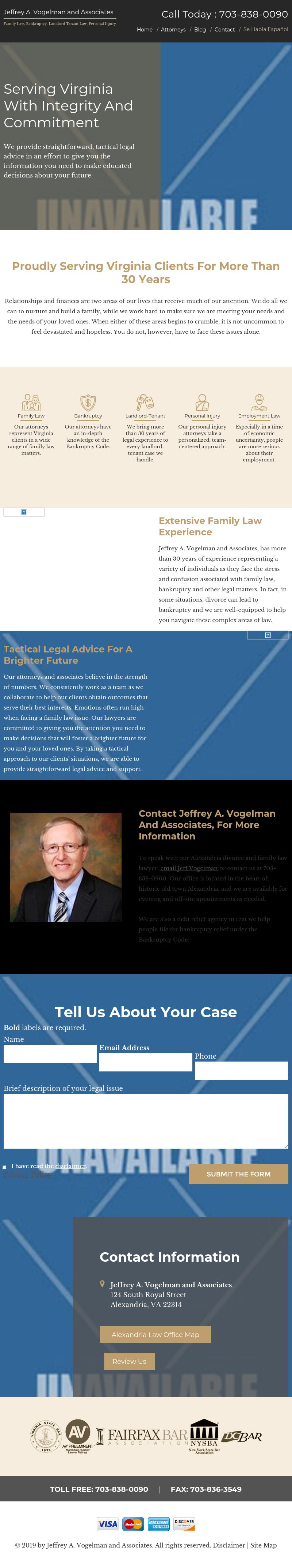 Jeffrey A. Vogelman and Associates - Alexandria VA Lawyers