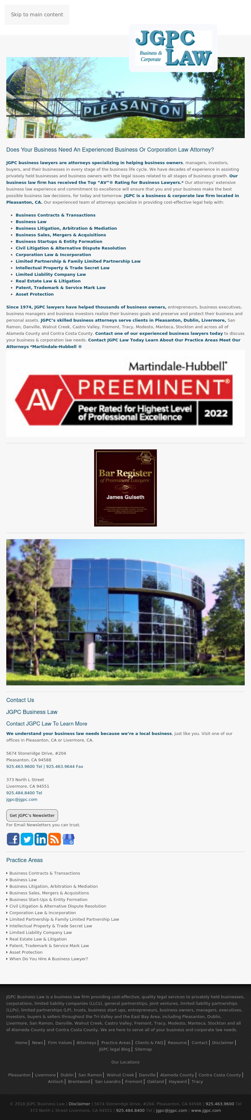 JGPC Law - Pleasanton CA Lawyers