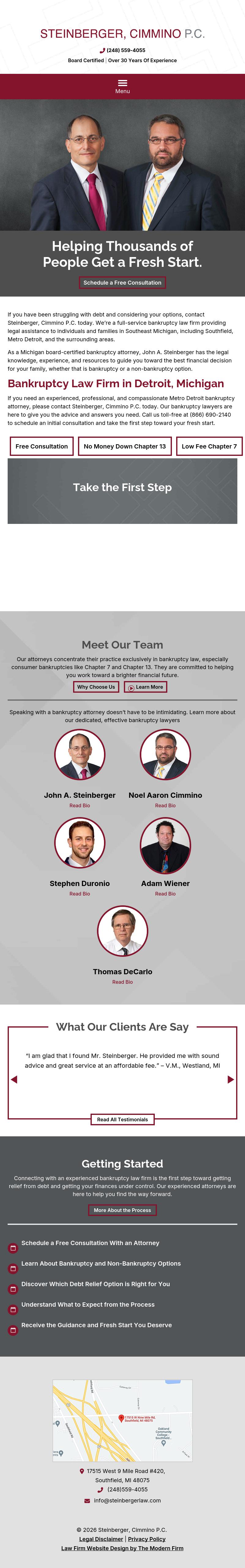John A. Steinberger & Associates - Clinton Twp MI Lawyers