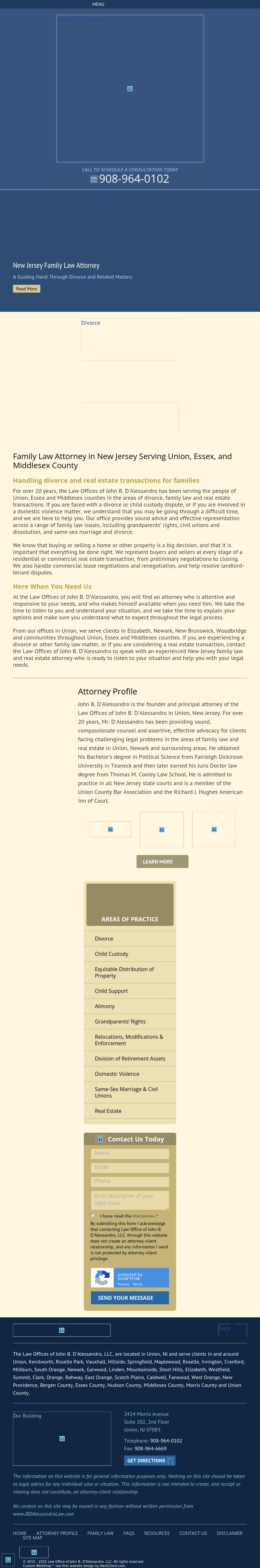 The Law Offices of John B. D'Alessandro, LLC - Union NJ Lawyers