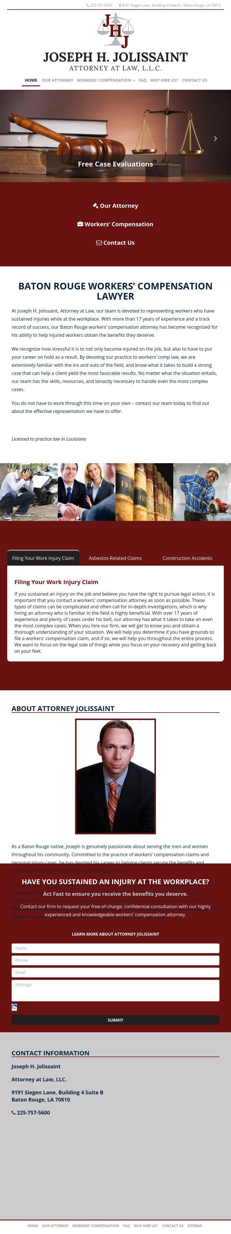 Jolissaint, Joseph H Attorney At Law - Baton Rouge LA Lawyers