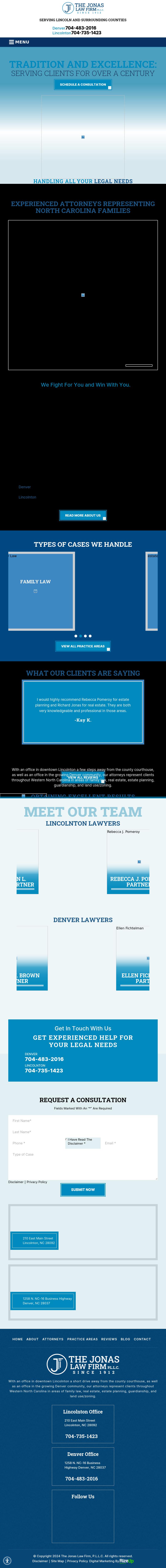 Jonas Law Firm PLLC - Lincolnton NC Lawyers