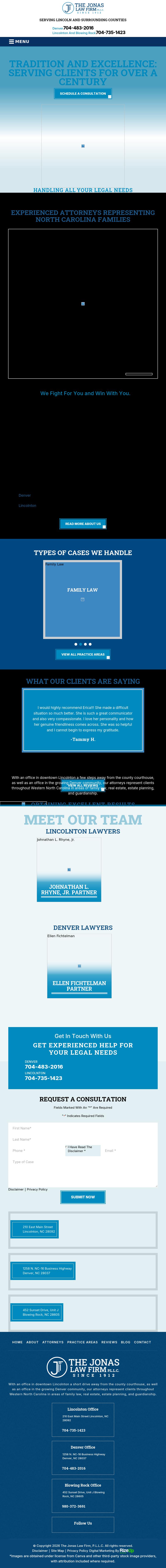 Jonas Law Firm PLLC - Lincolnton NC Lawyers
