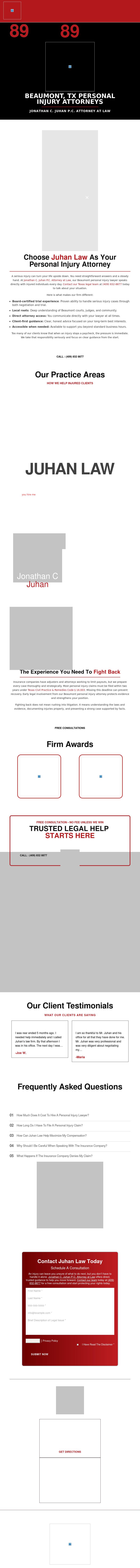 Jonathan C. Juhan P.C. Attorney at Law - Beaumont TX Lawyers