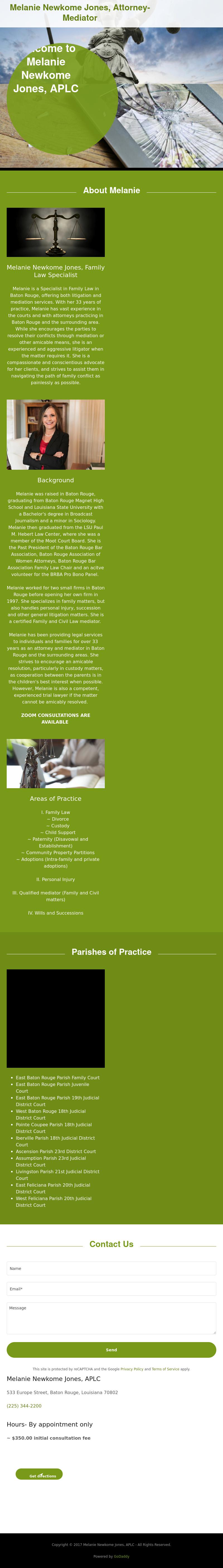 Jones, Melanie Newkome - Baton Rouge LA Lawyers