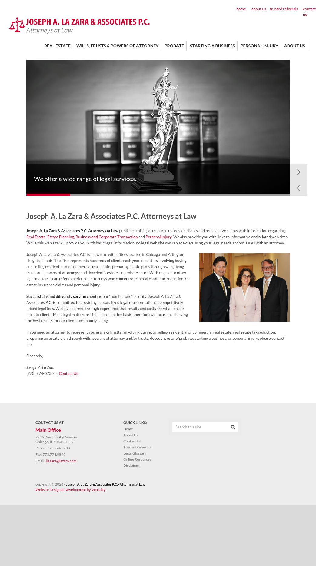 Joseph A. La Zara & Associates P.C. Attorneys at Law - Chicago IL Lawyers
