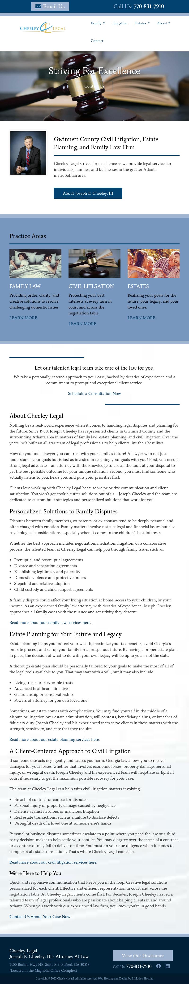 Joseph E. Cheeley, III, P.C. - Buford GA Lawyers