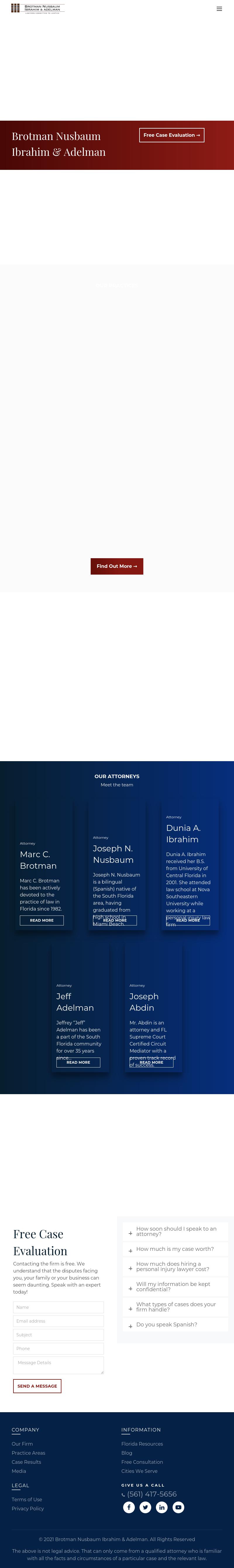 Brotman Nusbaum Ibrahim - Boca Raton FL Lawyers