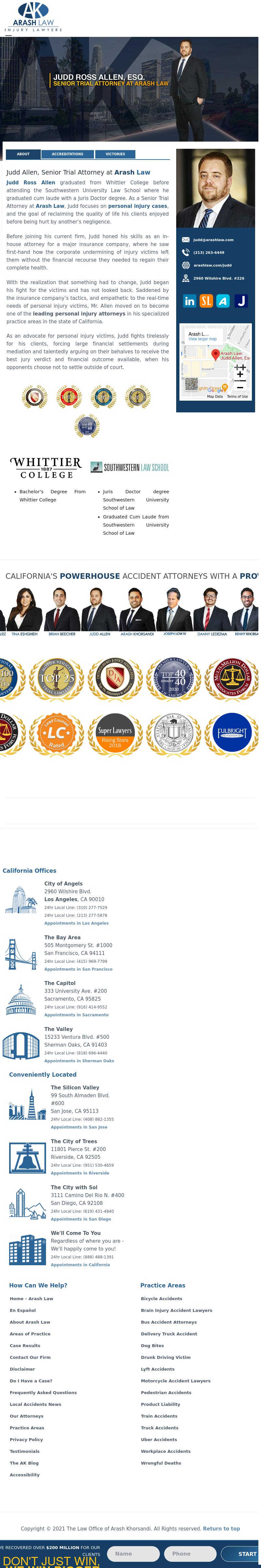 Arash Law - Los Angeles CA Lawyers